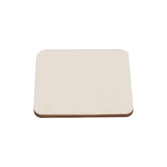 4" x 4" Square Wood Plaque by Make Market®